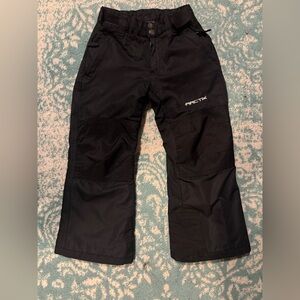 artix snow pants black size 5t